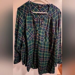 Plaid  Flannel Tunic from Torrid